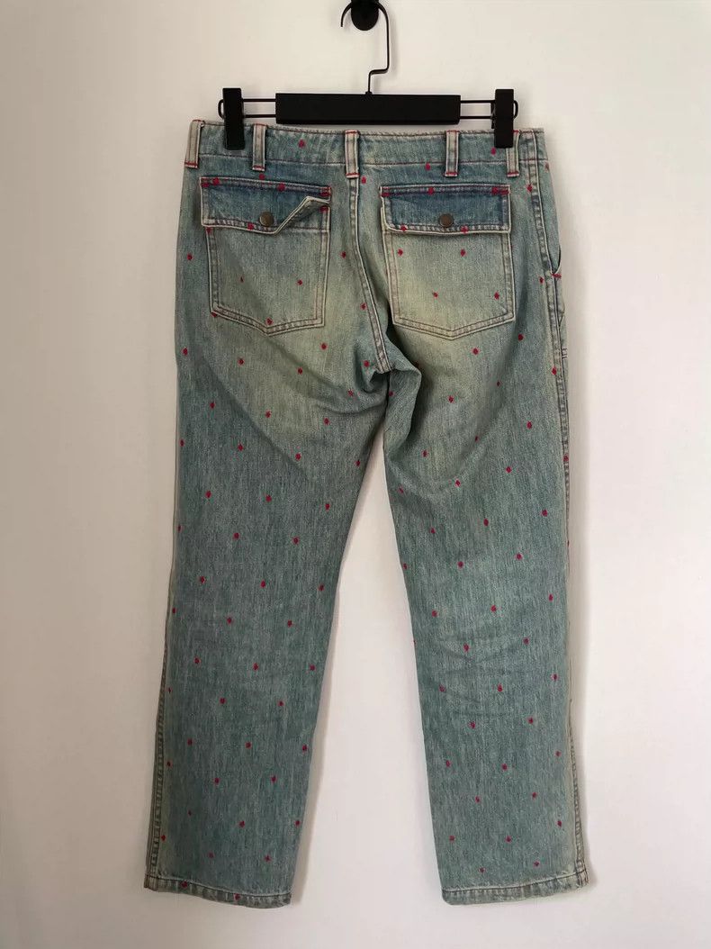 Undercover UNDERCOVER size os 2002SS Haze Diamond Embroidered Jeans 25 Size US 30 / EU 46 - 2 Thumbnail