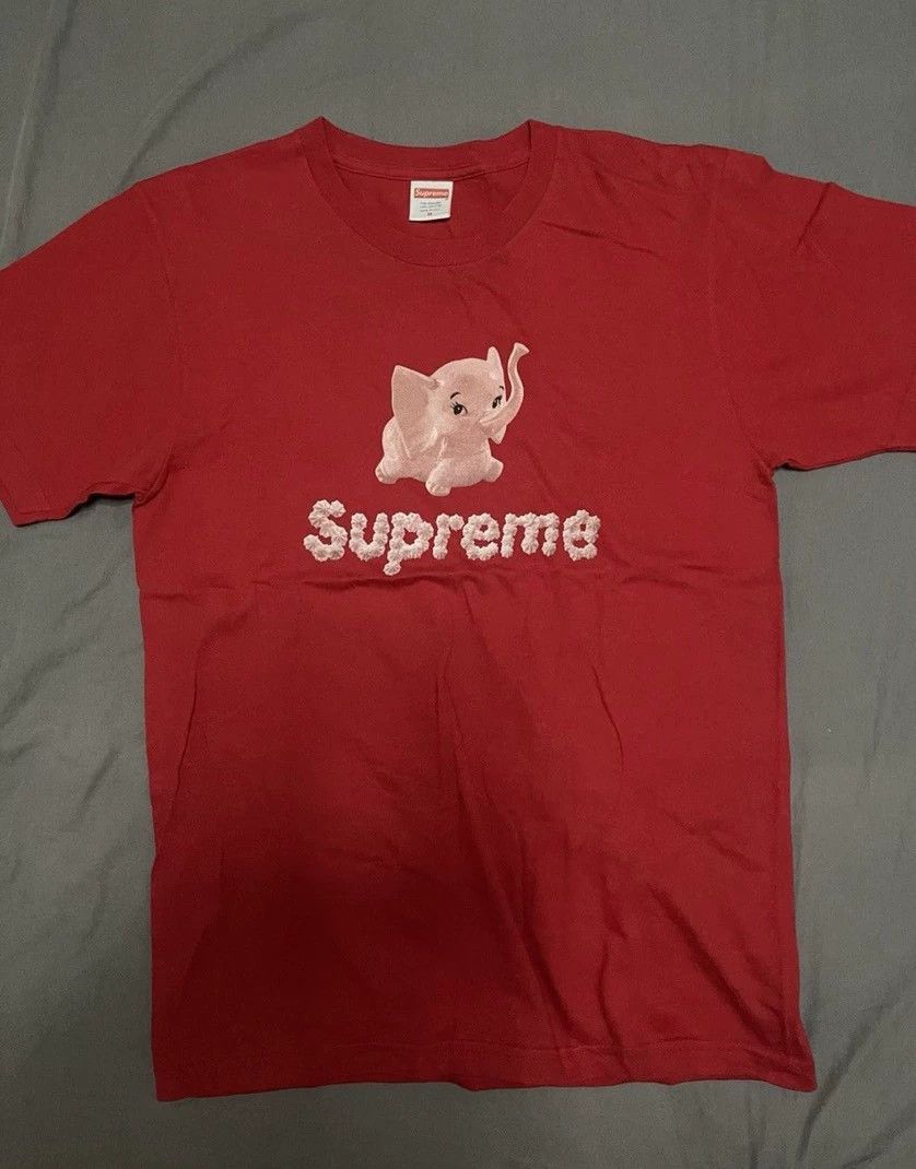 Supreme Supreme Elephant Red Tee M New Without Tags Size US M / EU 48-50 / 2 - 1 Thumbnail