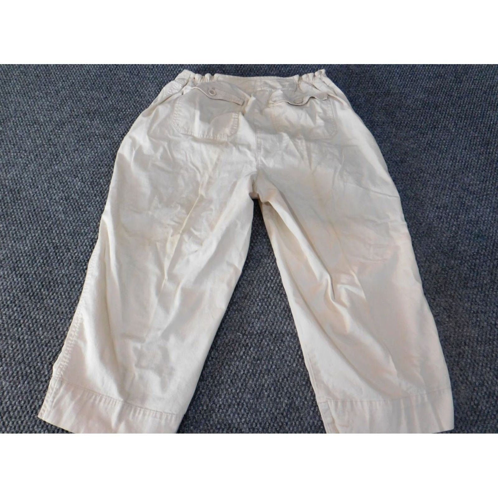 Talbots Talbots Pants 14W Petites Beige Womens Straight Stretch Khaki Pants Women Size 28" / US 6 / IT 42 - 6 Thumbnail