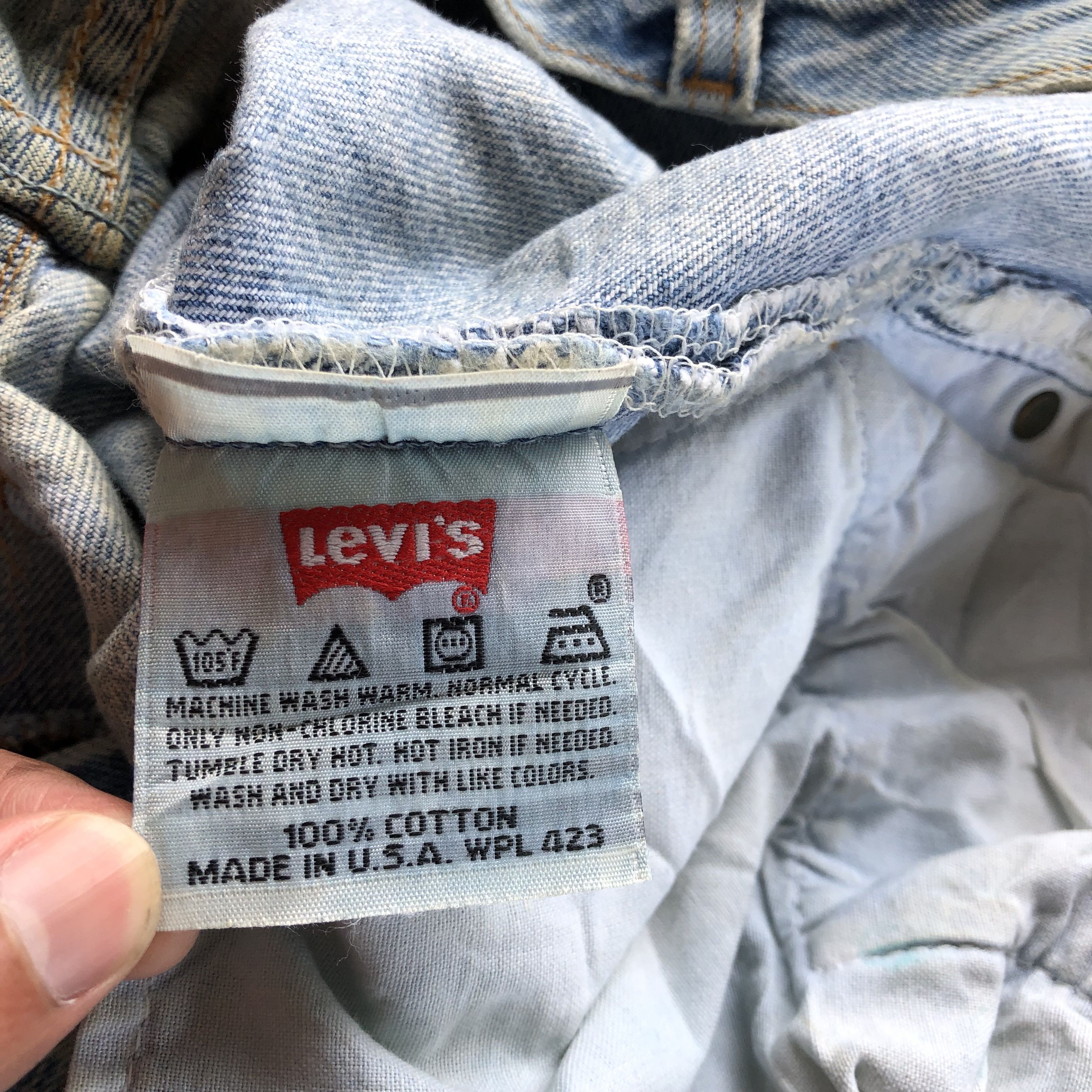 Levi's Vintage Levis 501 Jeans Dirty Levi's Faded Stone Wash Denim Size 26" / US 2 / IT 38 - 9 Thumbnail