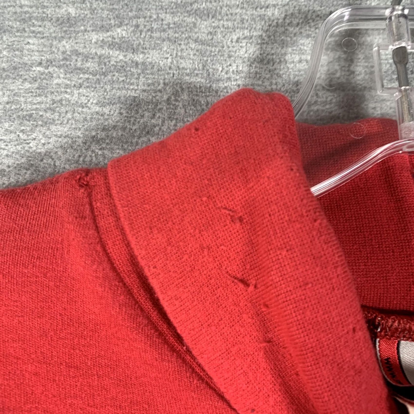 Spyder Spyder Shirt Mens L Red Mock Neck Long Sleeve Stripe Logo Stretch Athletic Size US L / EU 52-54 / 3 - 6 Thumbnail