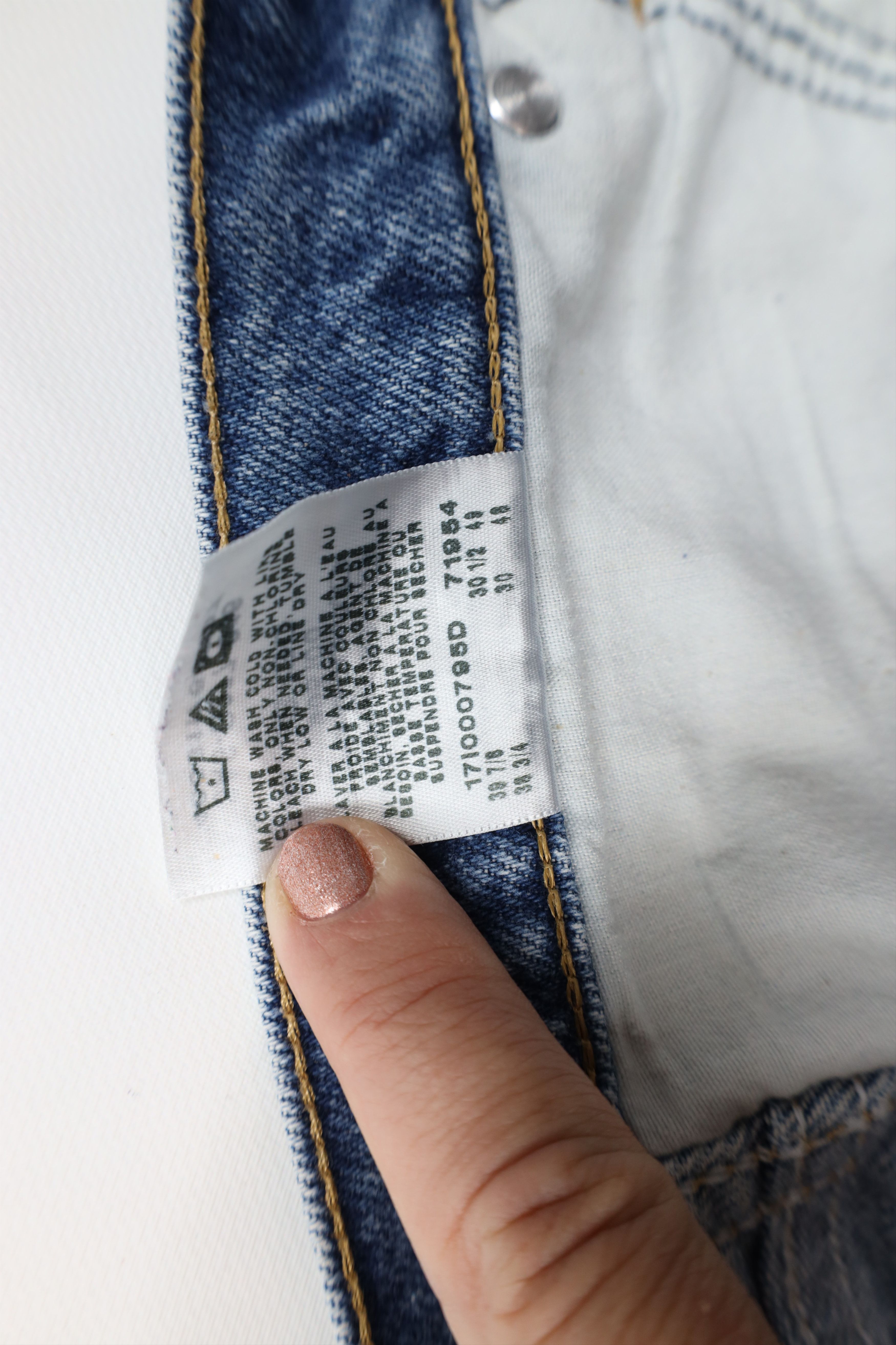 Cabelas Vintage Cabelas Faded Straight Leg Denim Jeans Blue Cotton Size 38" / US 16 / IT 52 - 12 Thumbnail