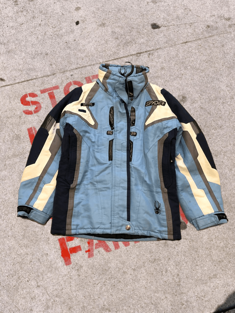 Spyder SPYDER Outdoor Ski Jacket Windproof Thermal Softshell Size US L / EU 52-54 / 3 - 1 Thumbnail