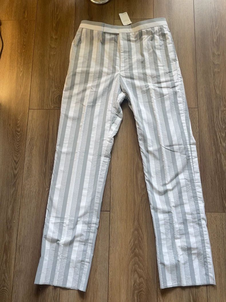 Thom Browne THOM BROWNE Men's Striped Dress Pants-yf Size US 30 / EU 46 - 1 Thumbnail