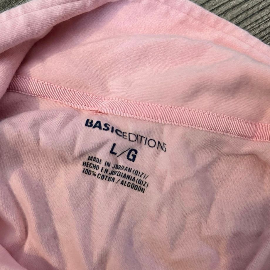 Basic Editions stained basic editions pink white tank top Size L / US 10 / IT 46 - 4 Thumbnail