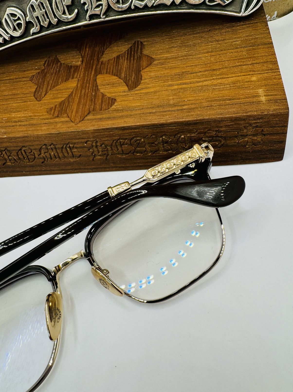 Chrome Hearts Chrome Hearts Vertical Smile 2 Glasses Size ONE SIZE - 4 Thumbnail