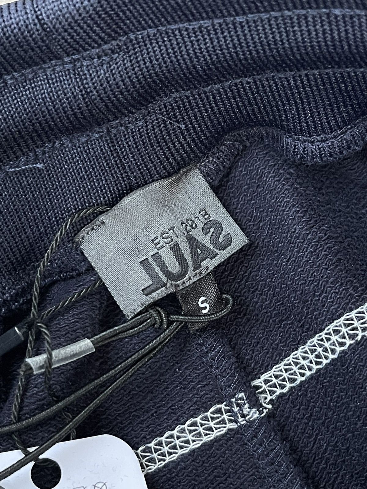 Saul Nash !DS! SS23 Saul Nash Navy Overlock Stitch Lounge Pants Size US 32 / EU 48 - 17 Thumbnail
