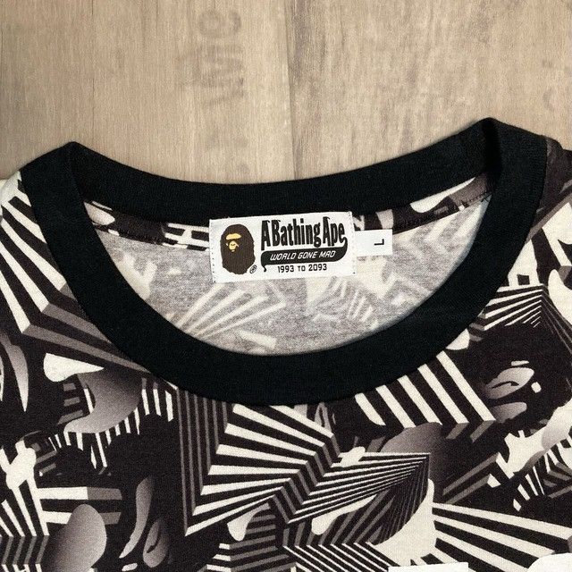 Bape BAPE Dazzle Camo T-shirt a bathing ape NIGO Size US L / EU 52-54 / 3 - 4 Thumbnail