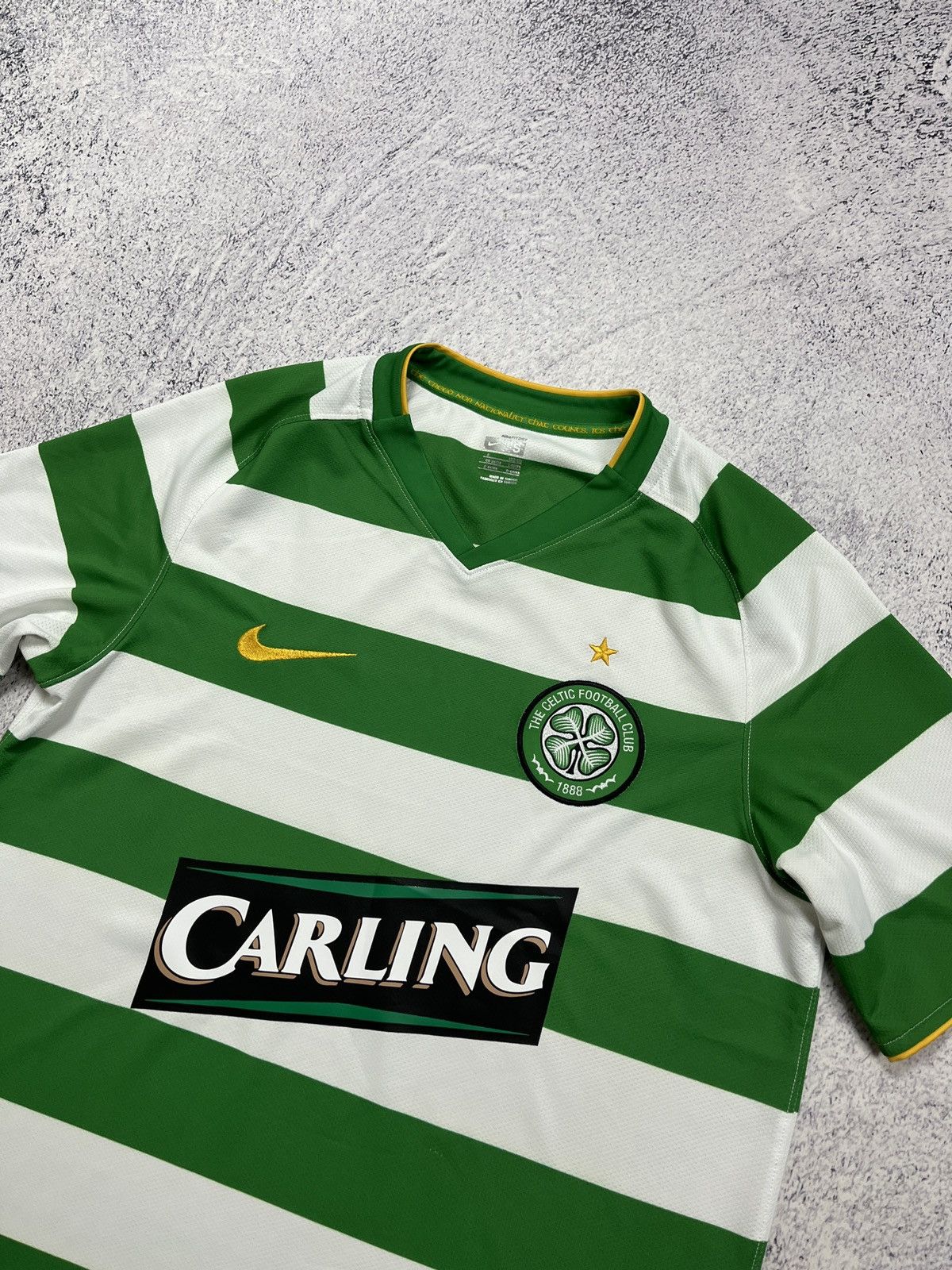 Nike × Vintage Nike FC Celtic 2008/2009 Home Soccer Jersey Football Shirt Size US S / EU 44-46 / 1 - 5 Thumbnail