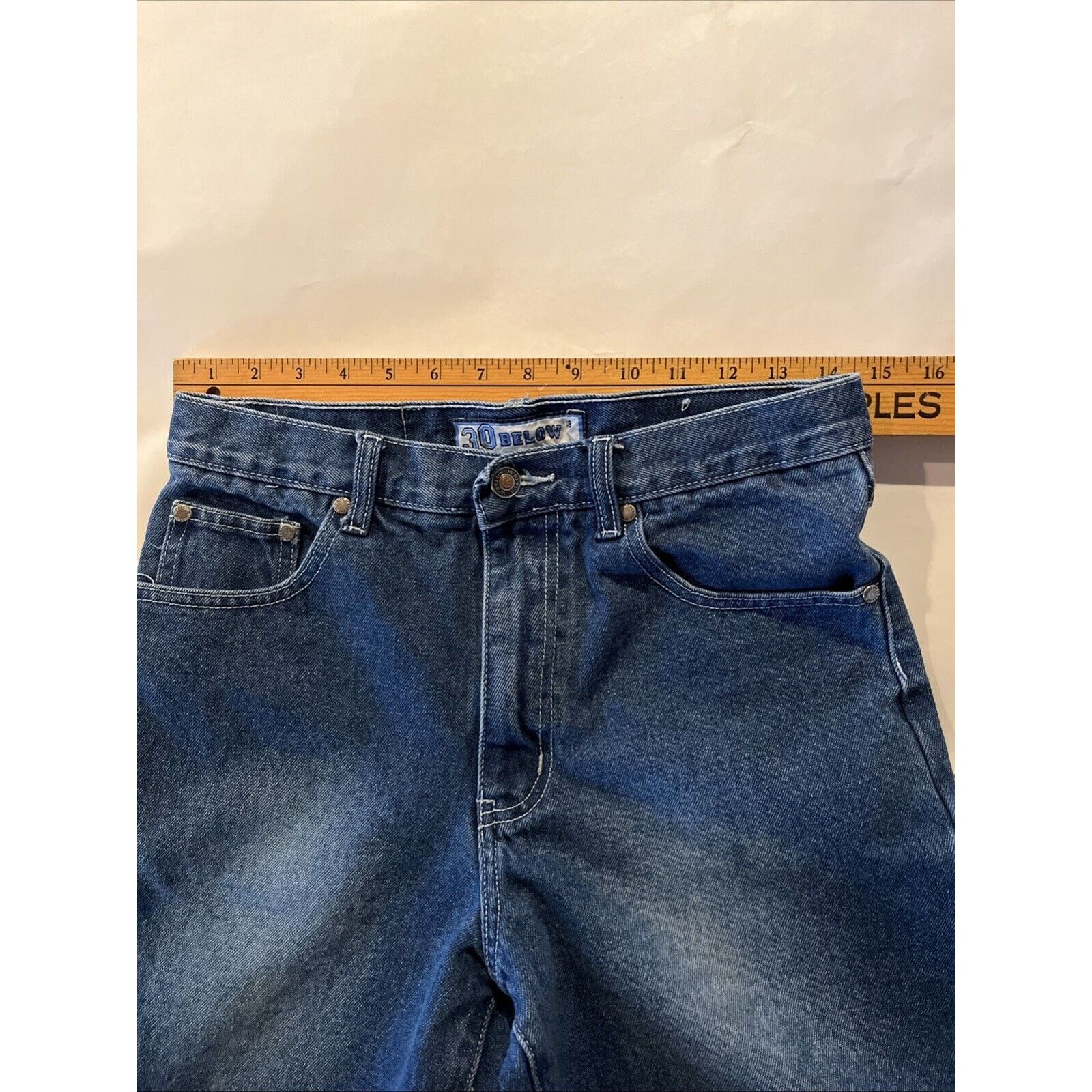 Other 30 Below Vintage Shorts Bermuda Men's Sz 29 Baggy Blue Denim Size US 29 - 8 Thumbnail