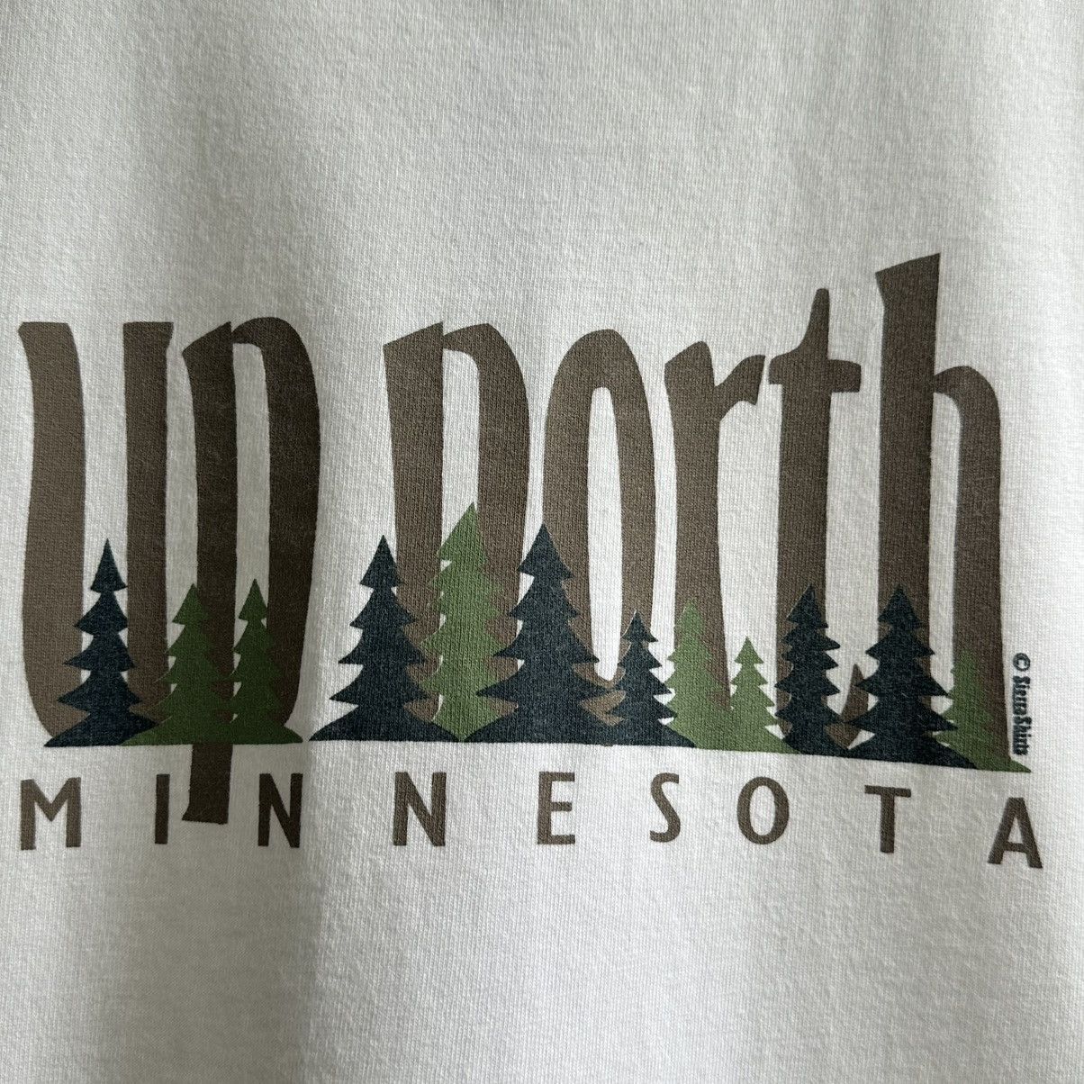 Vintage Vintage 90s Minnesota Up North Single Stitch Promo Tee Size US L / EU 52-54 / 3 - 3 Thumbnail