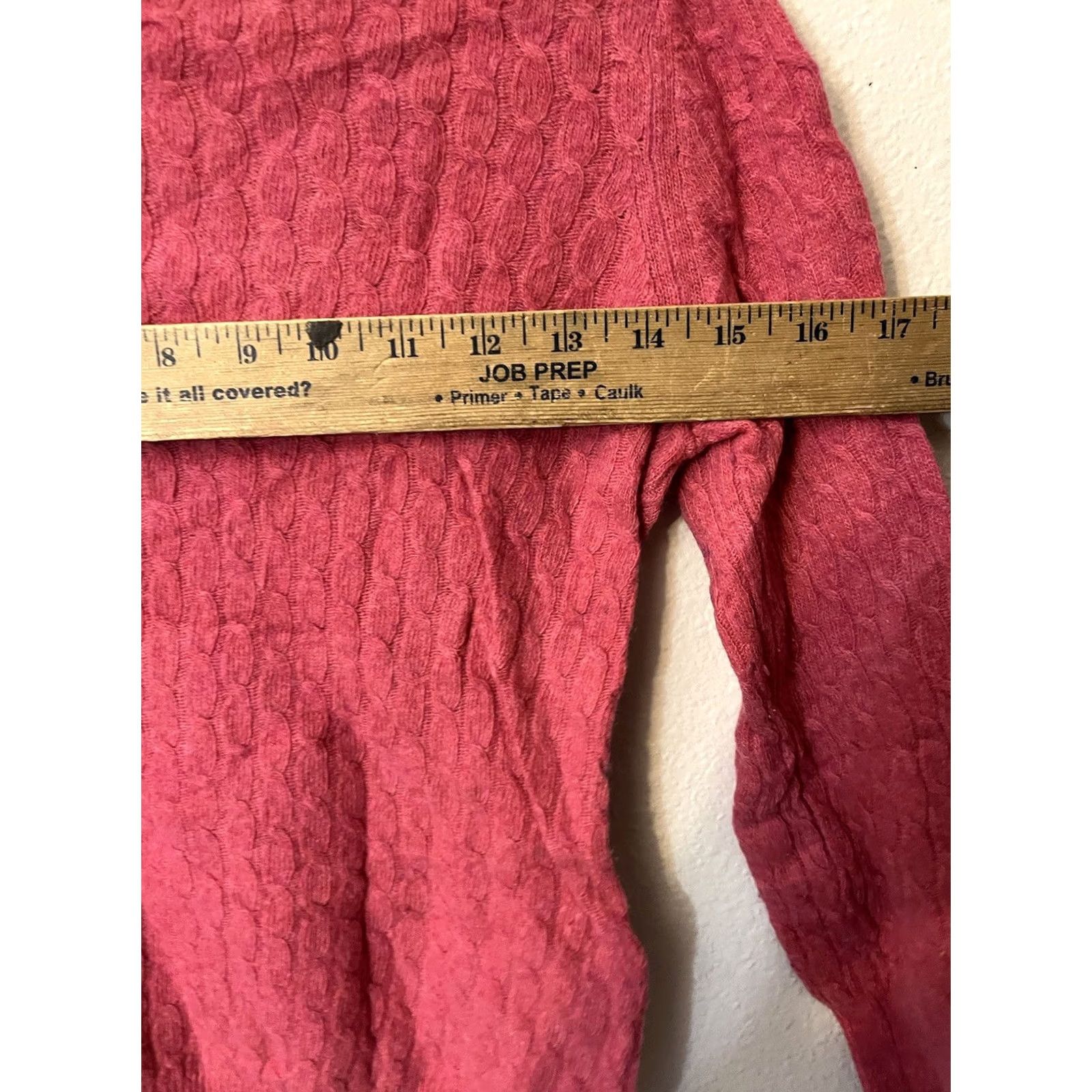 Banana Republic Banana Republic Pink Italian Yarn V-Neck Long Sleeve Sweater Size M Womens Pullover Size M / US 6-8 / IT 42-44 - 5 Thumbnail