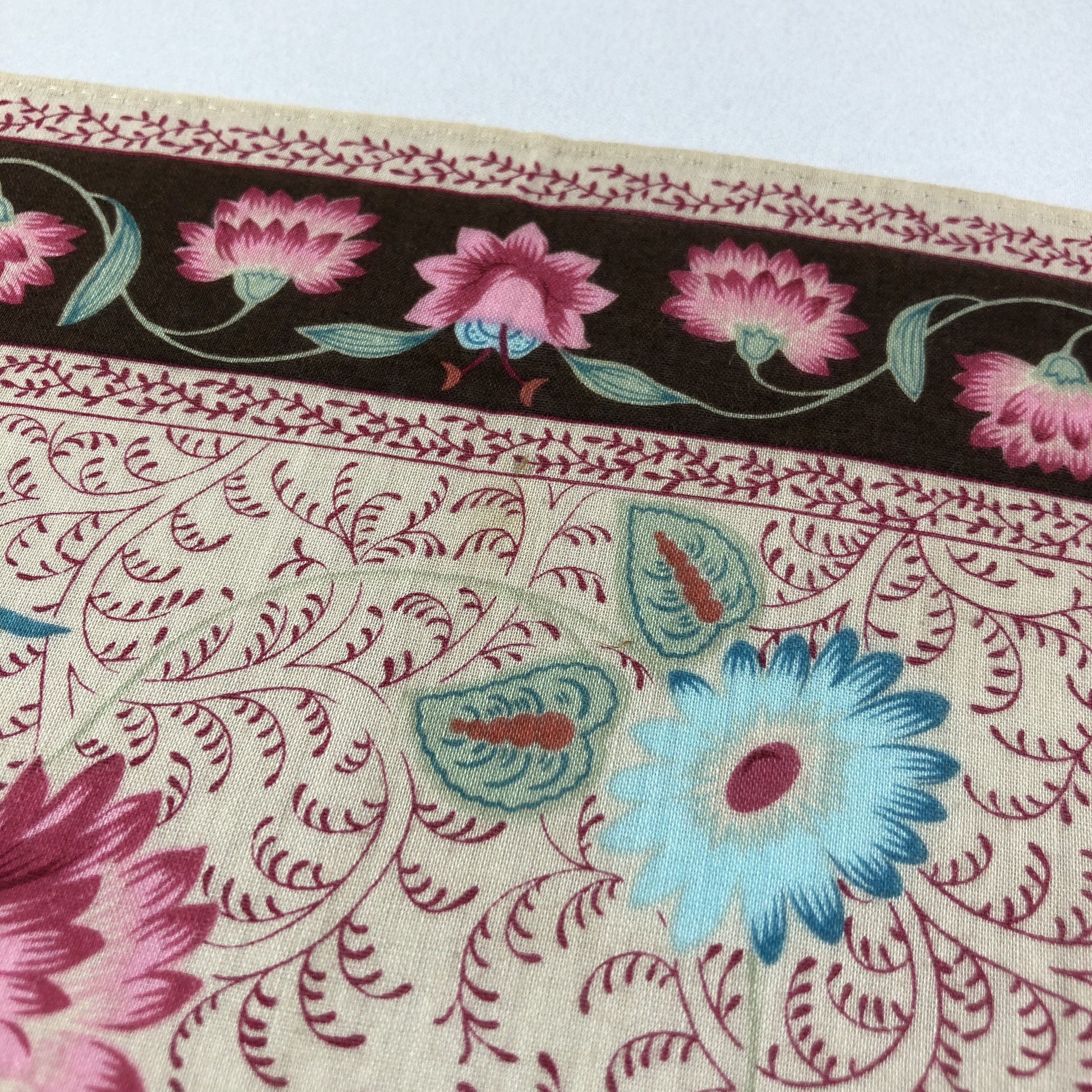 Hiroko Koshino Homme Hiroko Koshino Floral Handkerchief Neckerchief Bandana H2120 Size ONE SIZE - 7 Thumbnail