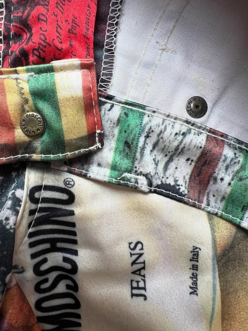 Moschino Moschino pants 1990s jeans Moschino print collector Size 30" / US 8 / IT 44 - 5 Thumbnail