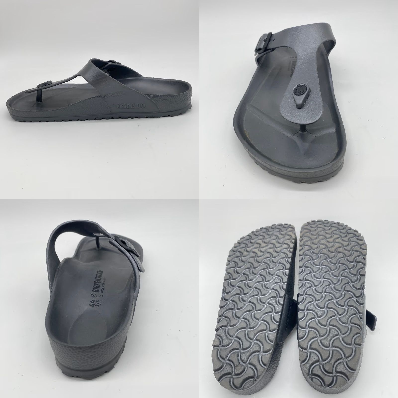 Birkenstock Birkenstock Gizeh Birko-Flor Titanium Womens Size 12 Sandal Rubber Birkenstock Gizeh Birko-Flor Size US 12 / IT 42 - 8 Thumbnail