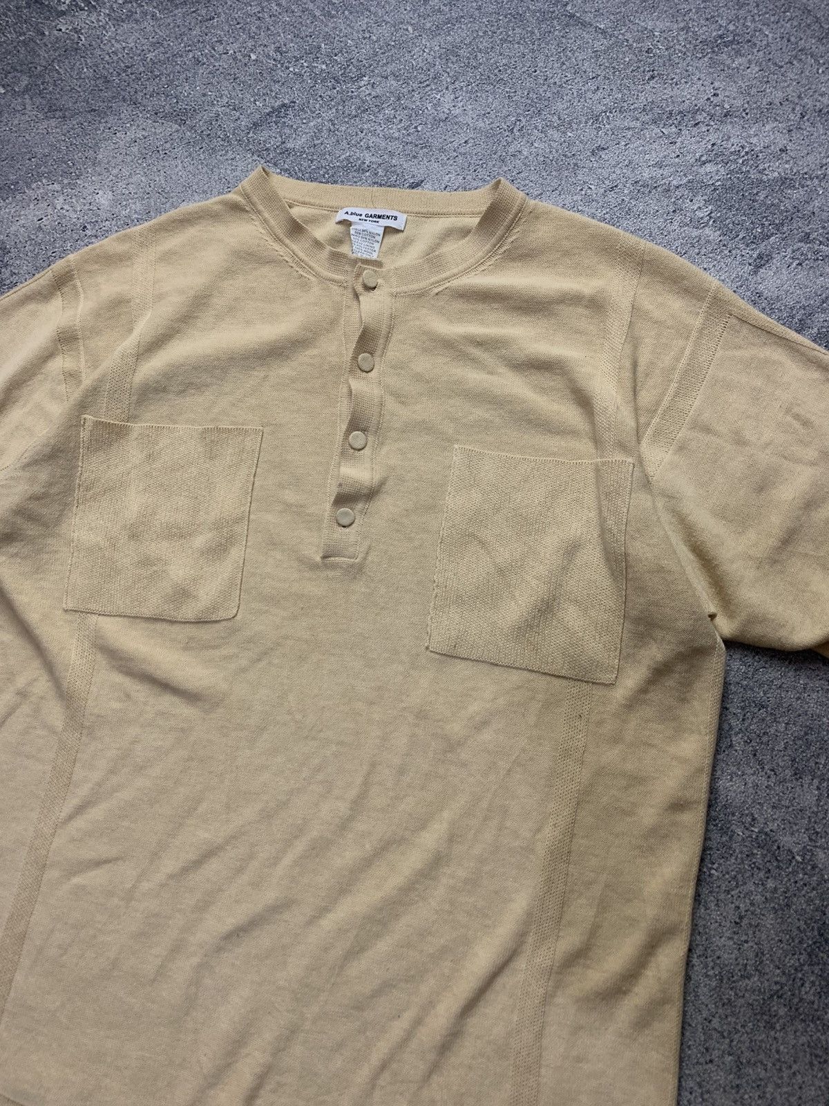 Engineered Garments 🐍 SOLD 🐍A Blue Garment Newyork Short Sleeve Knit Size US L / EU 52-54 / 3 - 3 Thumbnail