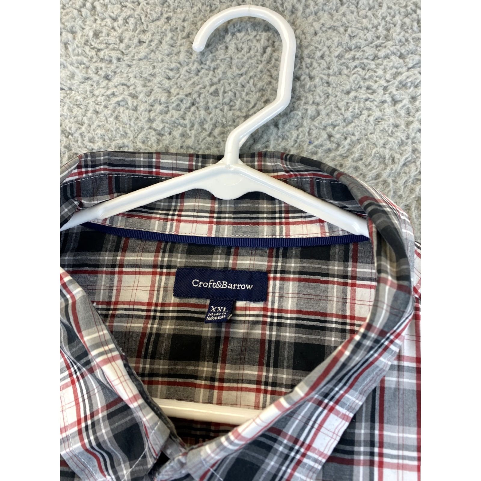 Croft & Barrow Croft & Barrow Classic Fit Long Sleeve Shirt Men’s XXL Plaid / 82-28 Size US XXL / EU 58 / 5 - 4 Thumbnail