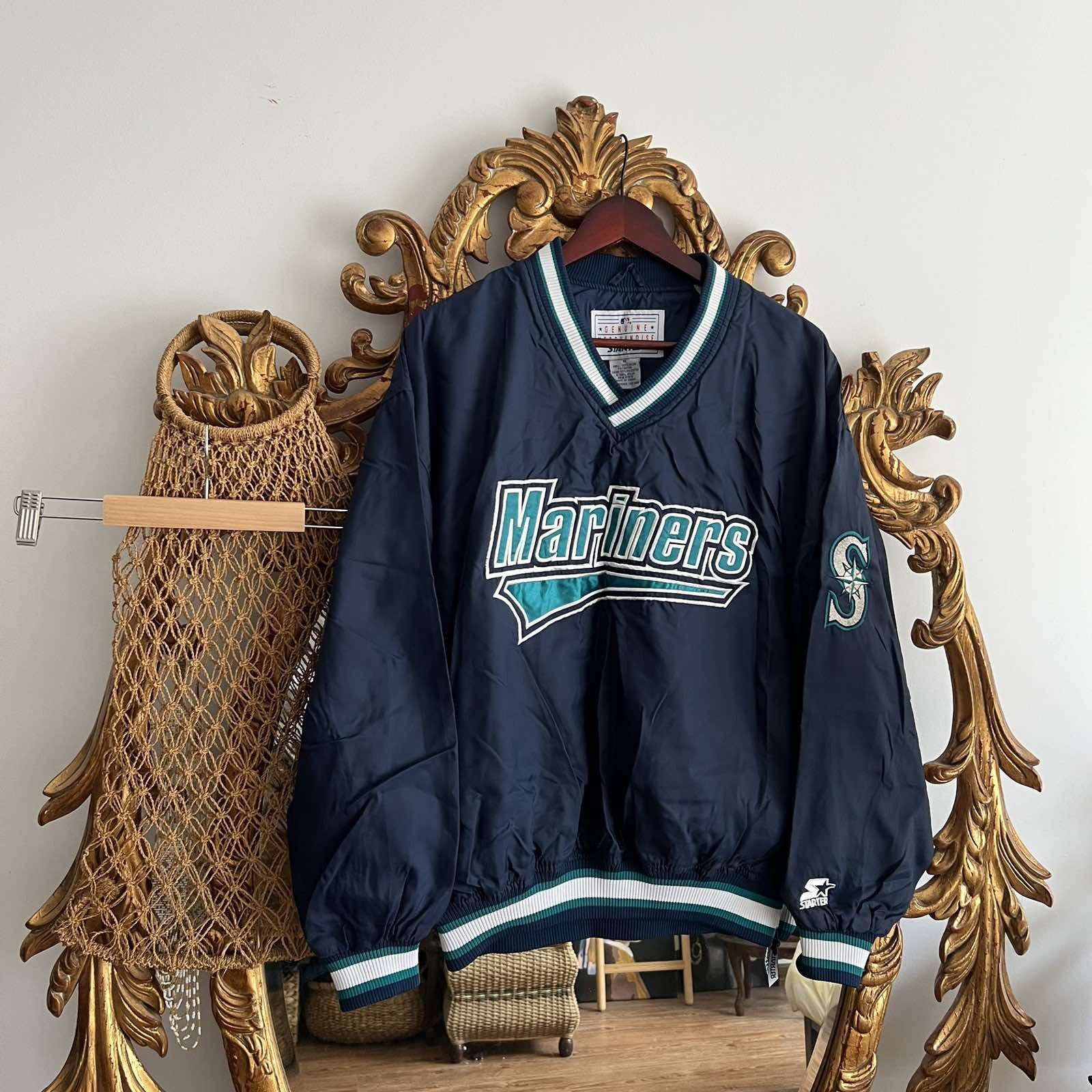 MLB × Starter × Vintage Vintage Seattle Mariners MLB Starter Jacket 90s Sz M Size US M / EU 48-50 / 2 - 1 Thumbnail