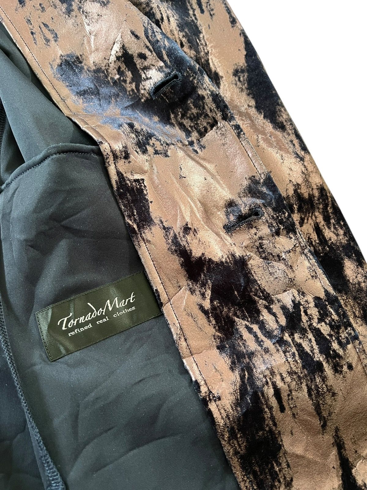 Tornado Mart Tornado Mart Coated Velvet Long Coat Size US M / EU 48-50 / 2 - 11 Thumbnail