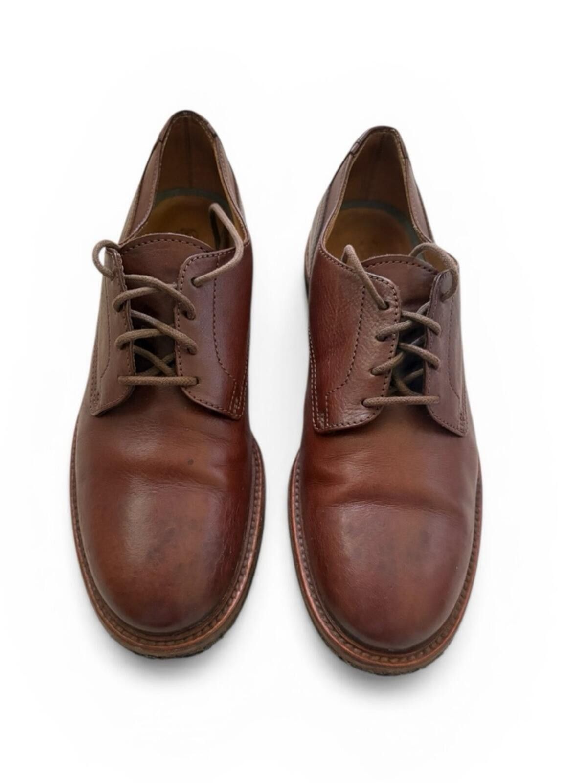 Brunello Cucinelli Brunello Cucinelli Made in Italy Men’s Brown Leather Shoes Size US 10 / EU 43 - 1 Thumbnail