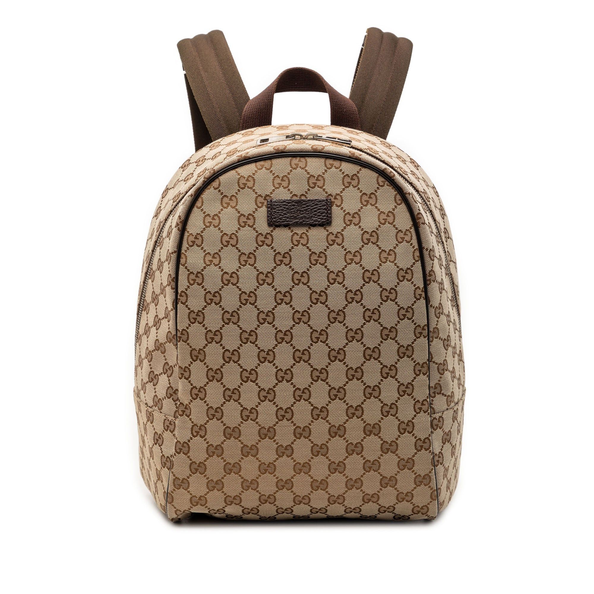 Gucci Gg Canvas Backpack in Beige, Women's