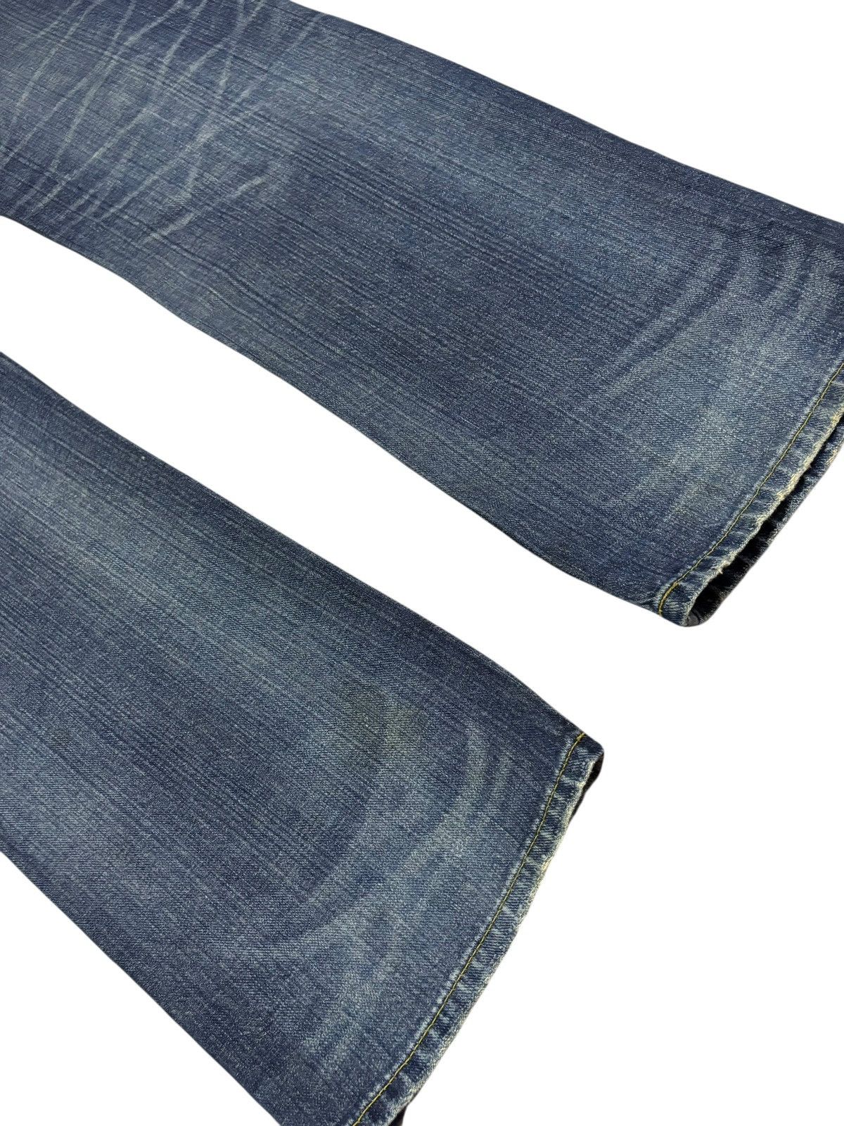 Edwin Vtg Edwin XV Japan Distressed Jeans Size US 35 - 8 Thumbnail