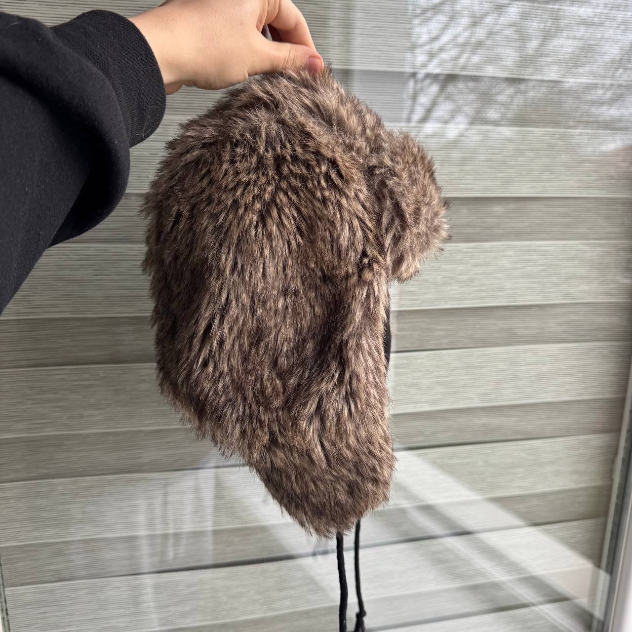 Japanese Brand Real Fur Ushanka Winter Avantgarde Trapper Fuzzy Goth Hat Size ONE SIZE - 1 Thumbnail