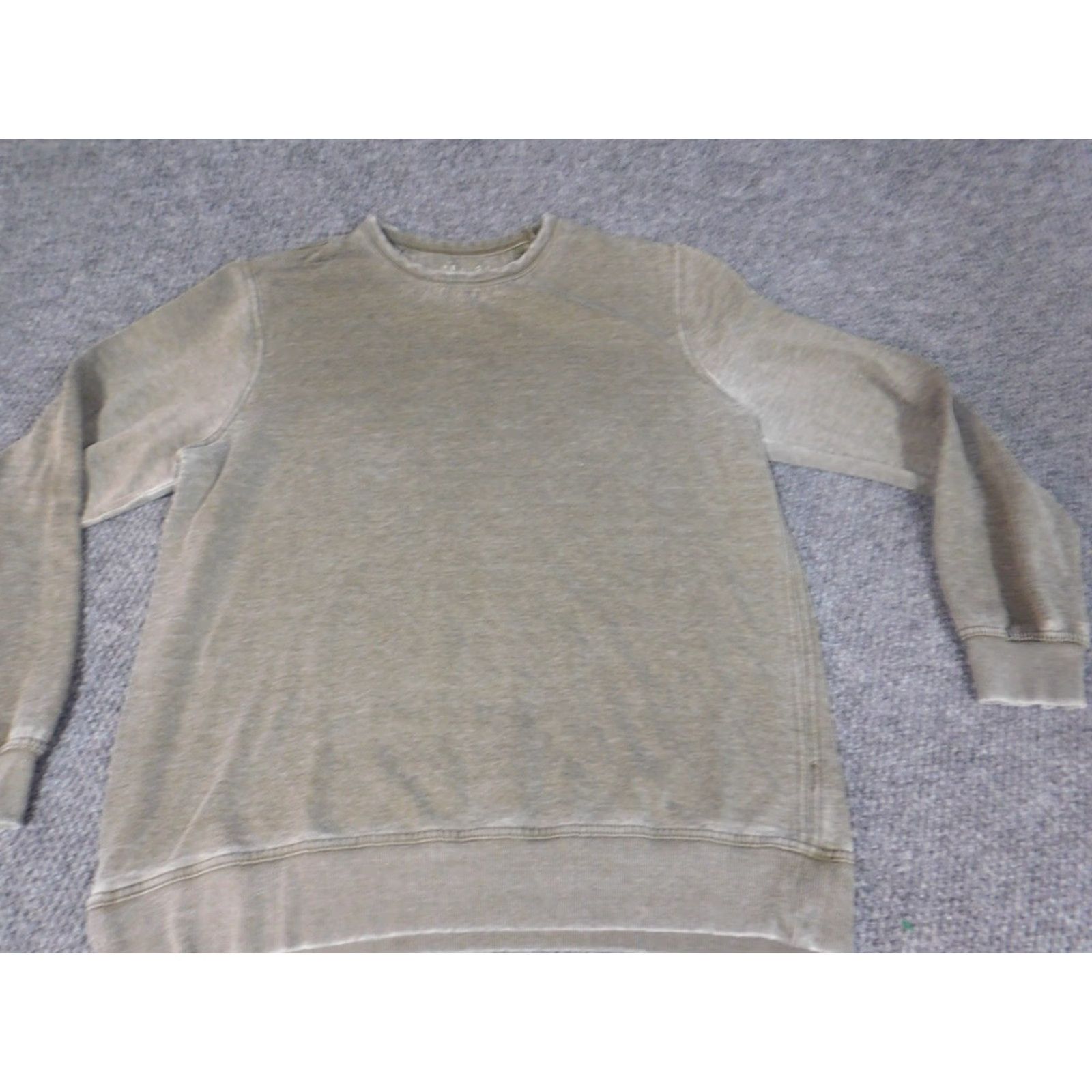 Lucky Brand Lucky Brand Mens Sweater XL Green Crewneck Pullover Knit Cotton Cable-Knit Long Sleeve Button Quilted Vintage N/A Size US XL / EU 56 / 4 - 2 Thumbnail