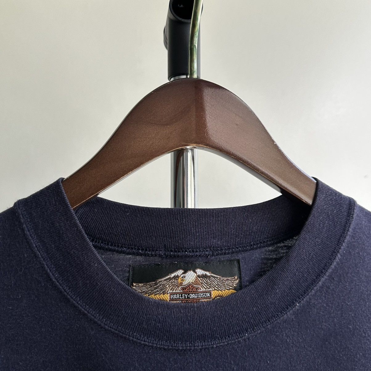 Harley Davidson Vintage Harley Davidson Reflective Big Logo Tee Size US XL / EU 56 / 4 - 4 Thumbnail