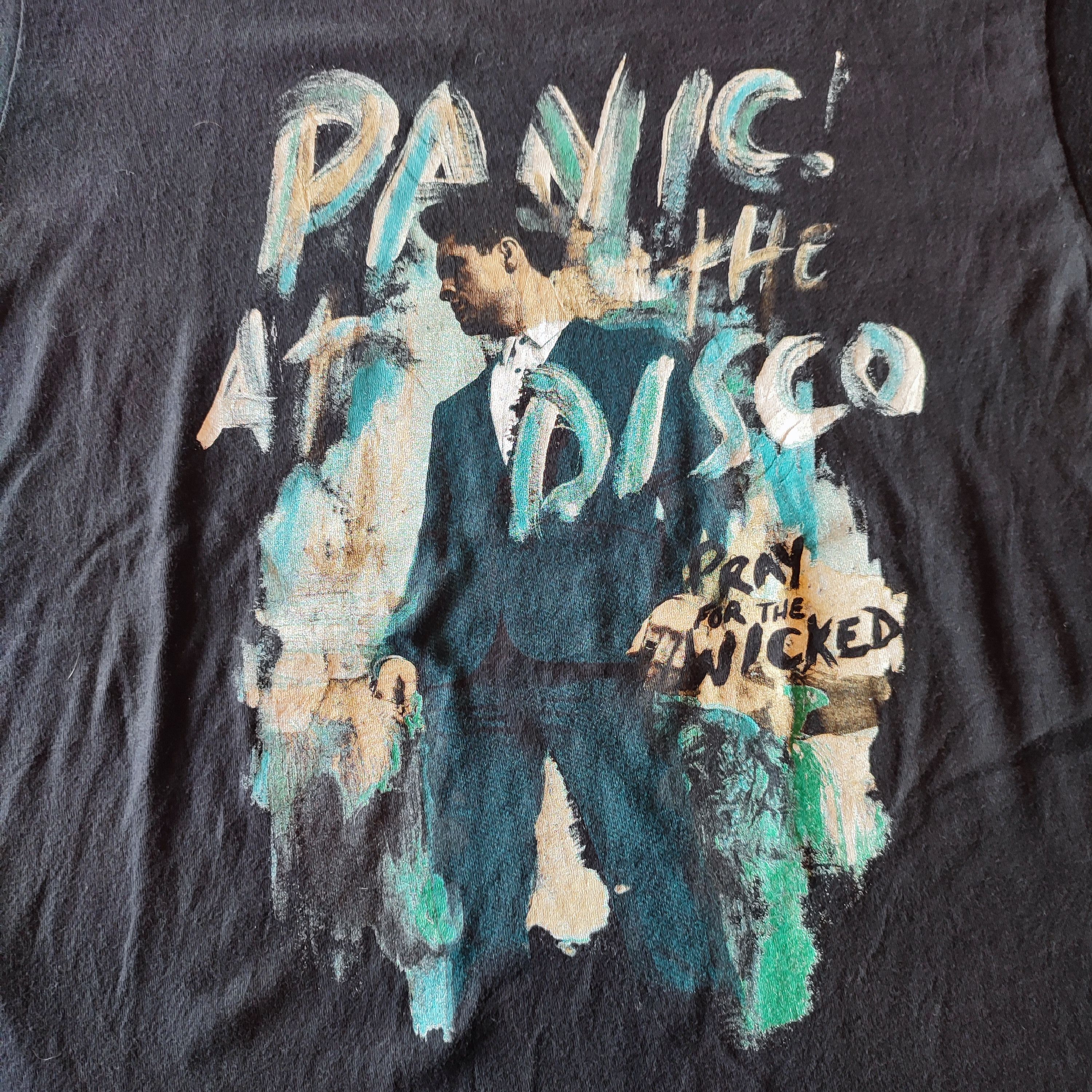 Band Tees × Vintage PANIC! AT THE DISCO T SHIRT Size US M / EU 48-50 / 2 - 3 Thumbnail