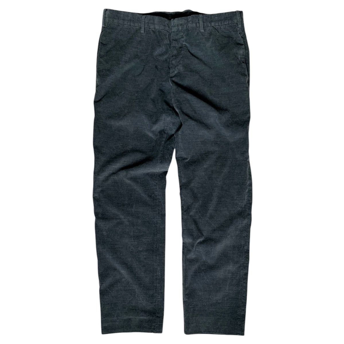 🧿corduroy trousers/pants in asphalt grey