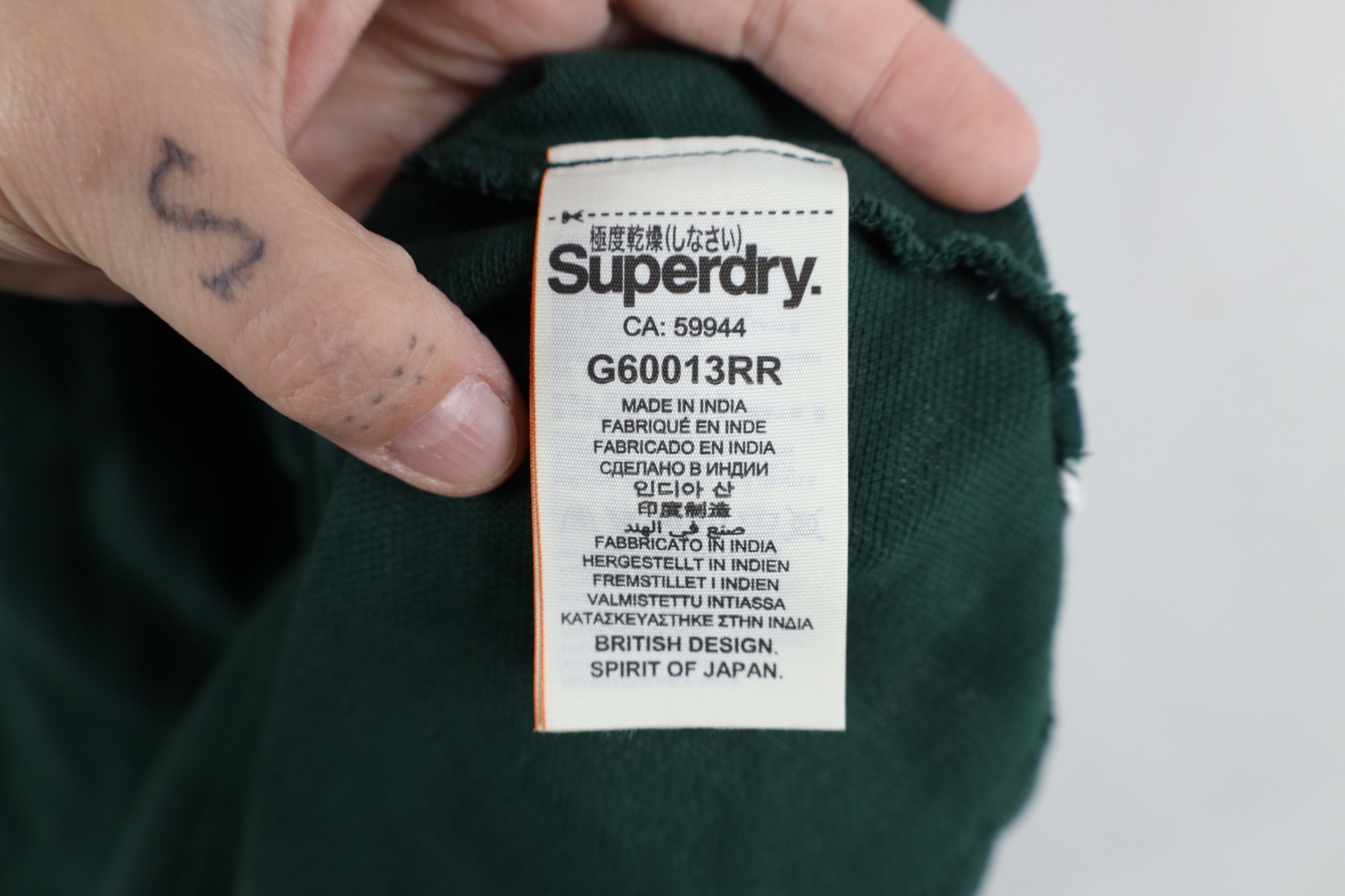 Superdry Superdry Japan Spell Out Script Striped Knit Polo Shirt Size L / US 10 / IT 46 - 10 Thumbnail