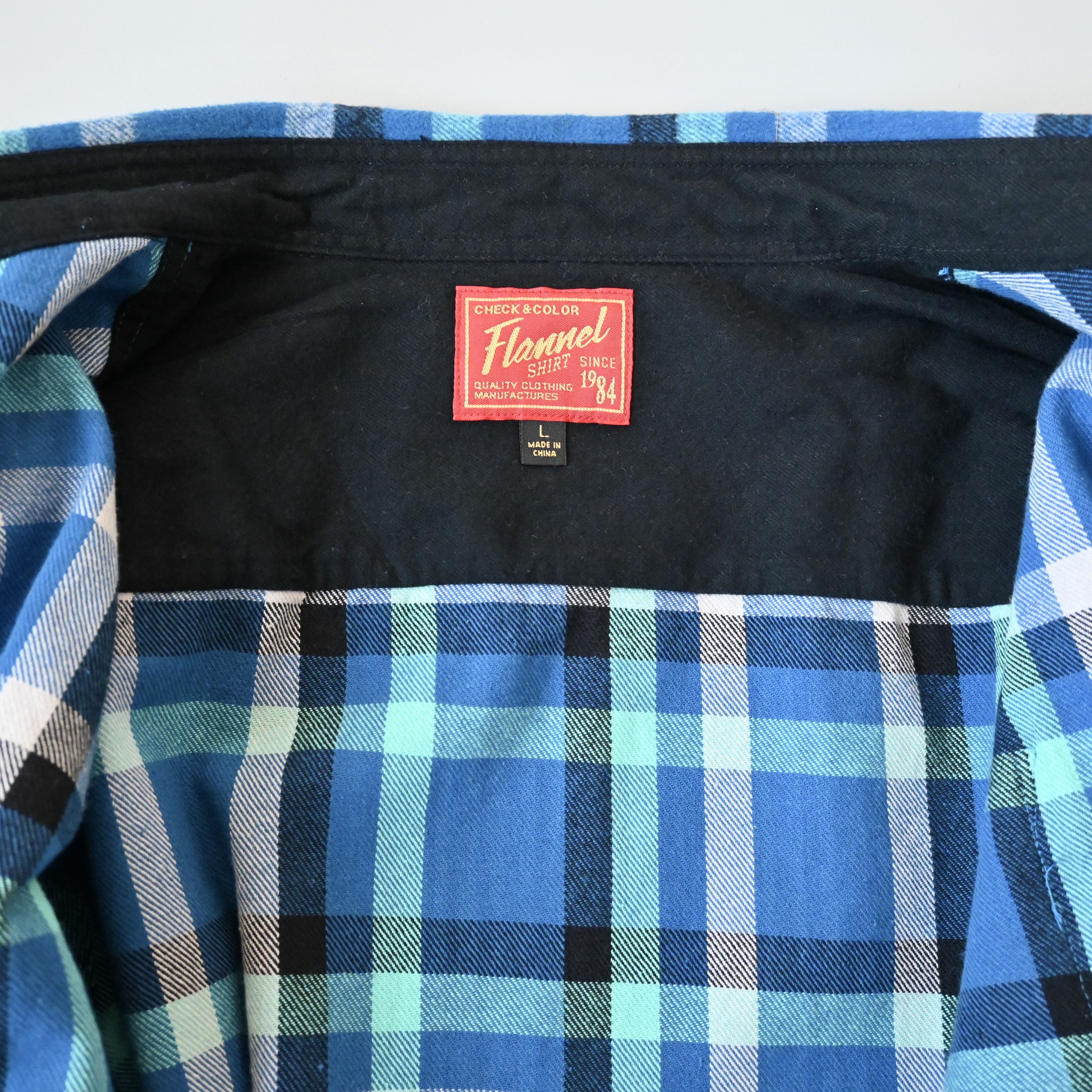 Uniqlo UNUSED, Vintage 2010 UNIQLO plaid cotton flannel shirt, L Size US L / EU 52-54 / 3 - 13 Thumbnail
