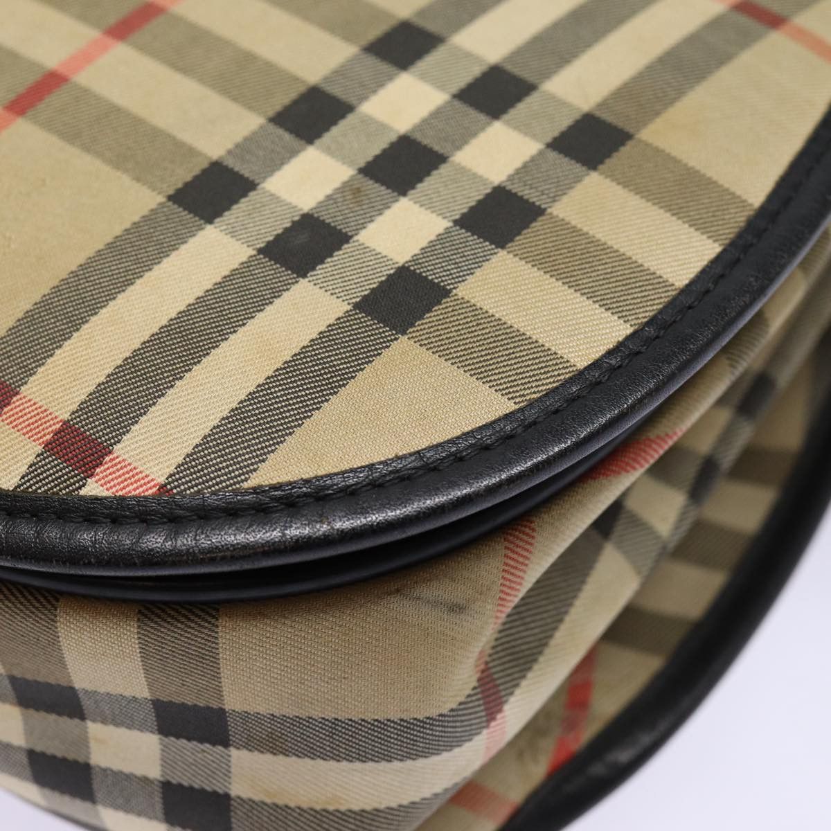 Burberry Burberry Nova Check Shoulder Bag Canvas Beige Black Silver Size ONE SIZE - 15 Thumbnail