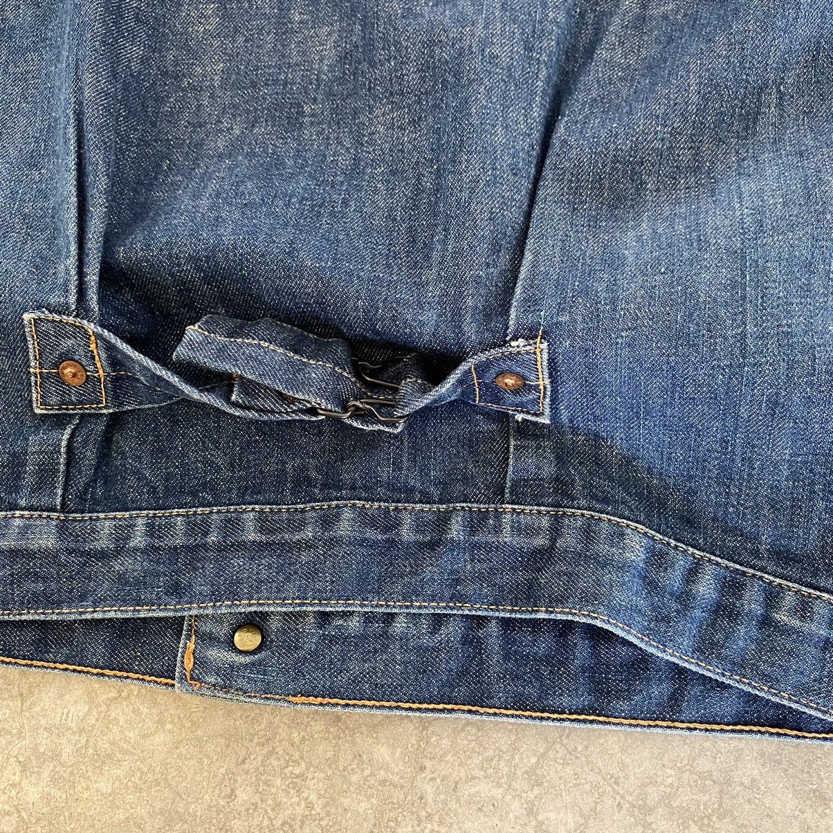 Evisu VTG 90’s Evis Type 1 Cinch Back Pleated Denim Jacket Size US S / EU 44-46 / 1 - 17 Thumbnail