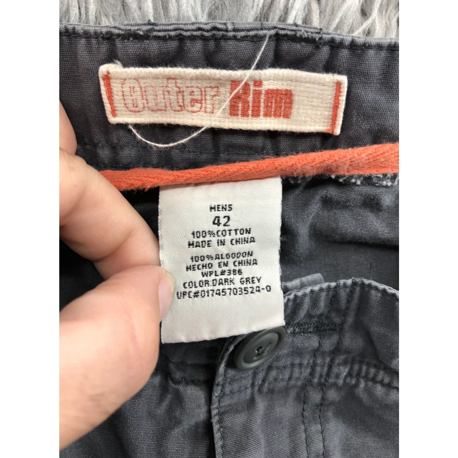 Vintage Outer Rim Mens Cargo Shorts 42 Regular Mid Gray Size US 42 / EU 58 - 8 Thumbnail
