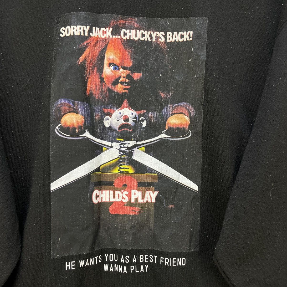 Vintage 💥 Chucky Child's Play 2 horror movie Graphic Sweatshirt Size US M / EU 48-50 / 2 - 3 Thumbnail
