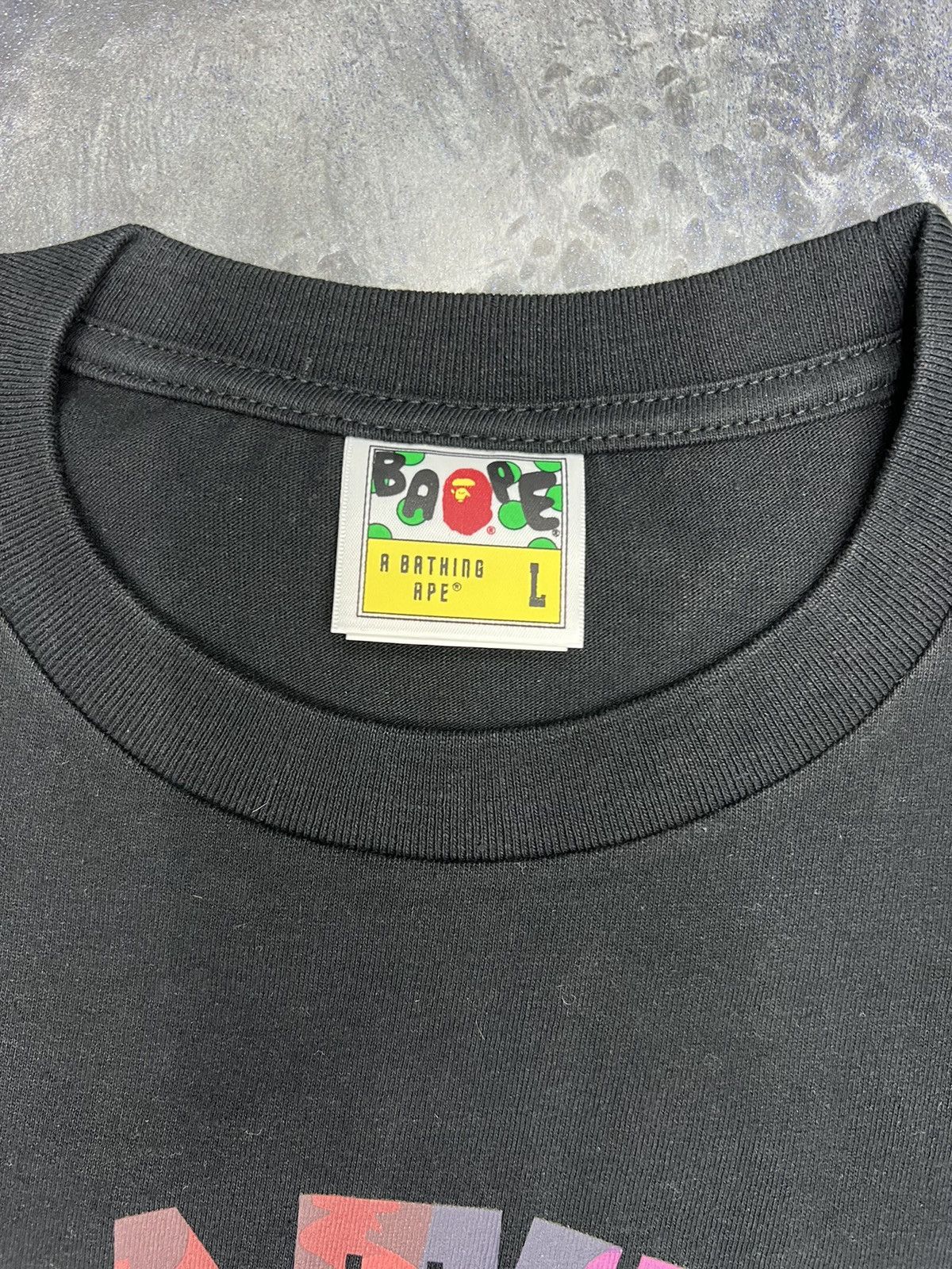 Bape Bape Color Camo College T-Shirt Size US L / EU 52-54 / 3 - 4 Thumbnail