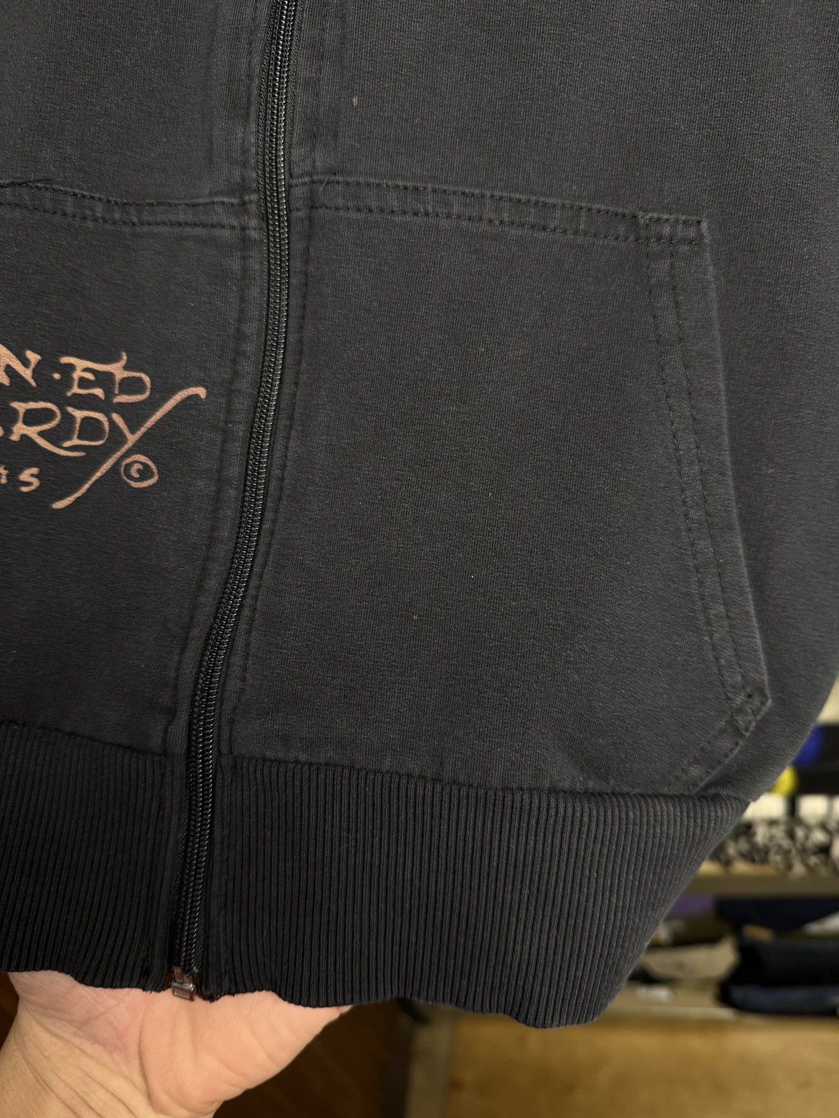 Ed Hardy Vintage Ed Hardy Zip Hoodie All Print By Christian Audigier Size US M / EU 48-50 / 2 - 13 Thumbnail