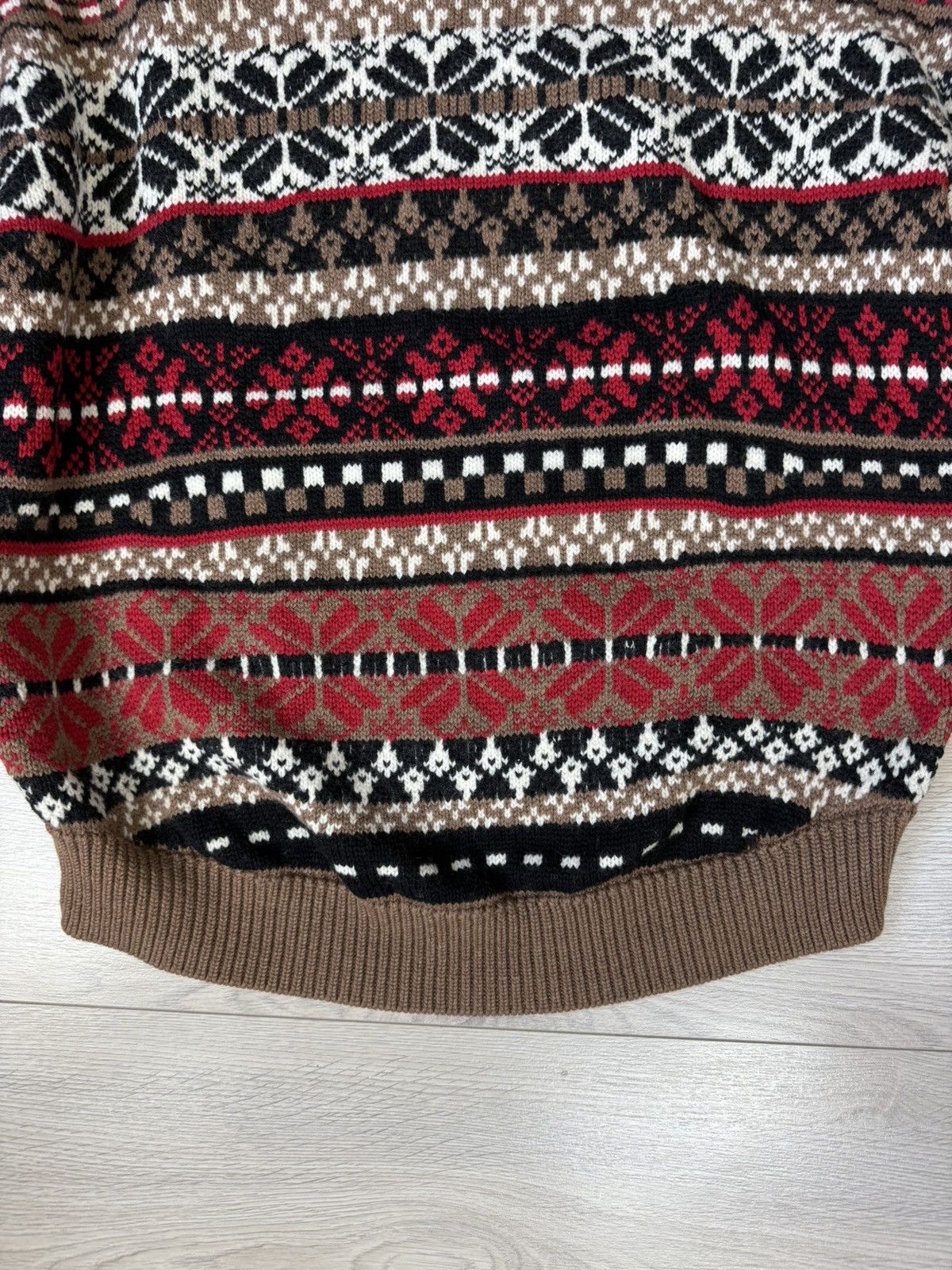 Martine Rose Martine Rose AW22 Merino Wool Fair Isle Knit Sweater Size US L / EU 52-54 / 3 - 12 Thumbnail