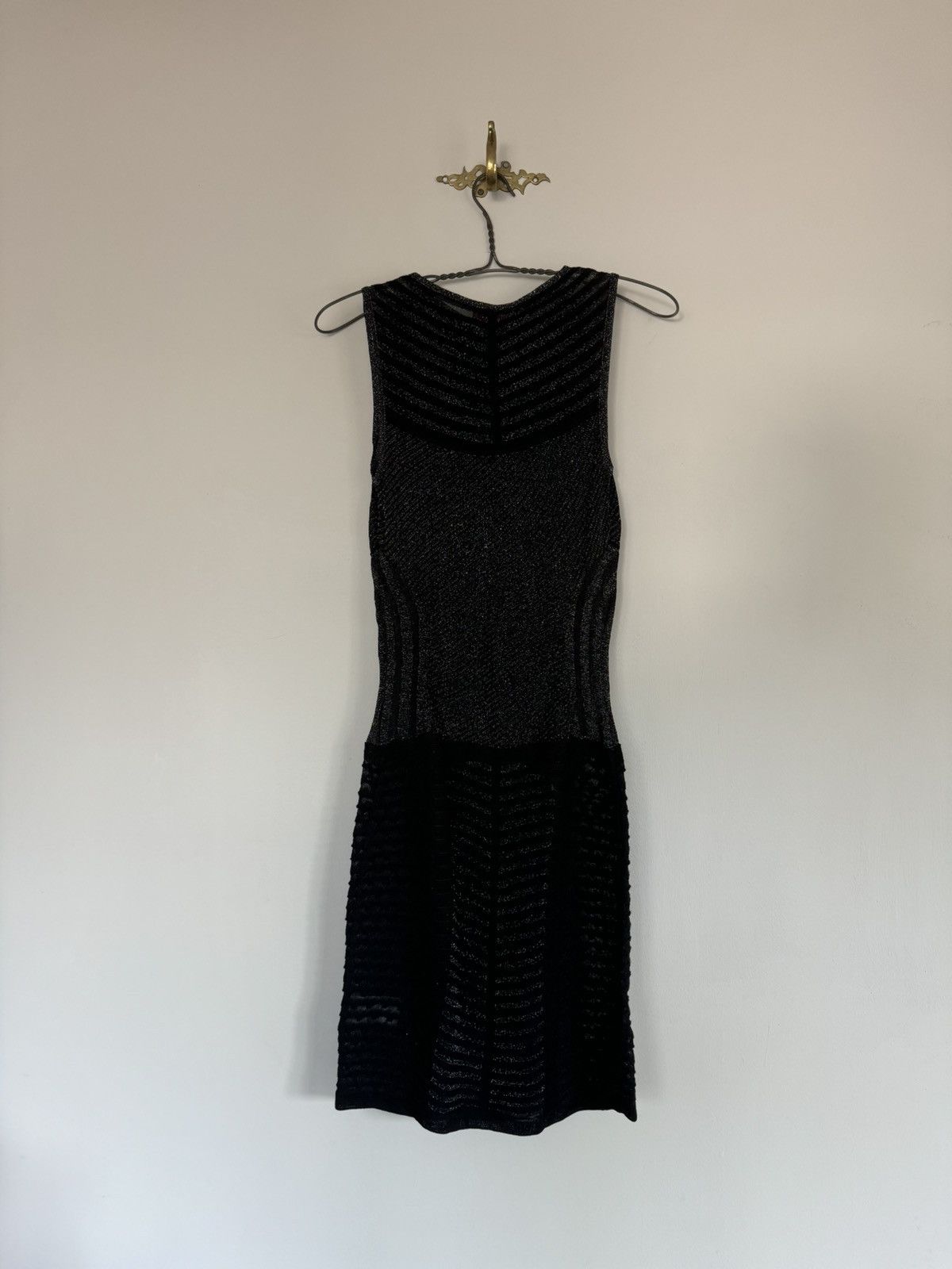Missoni New Missoni sheer black knit metallic shell dress sz 40 Size S / US 4 / IT 40 - 9 Thumbnail