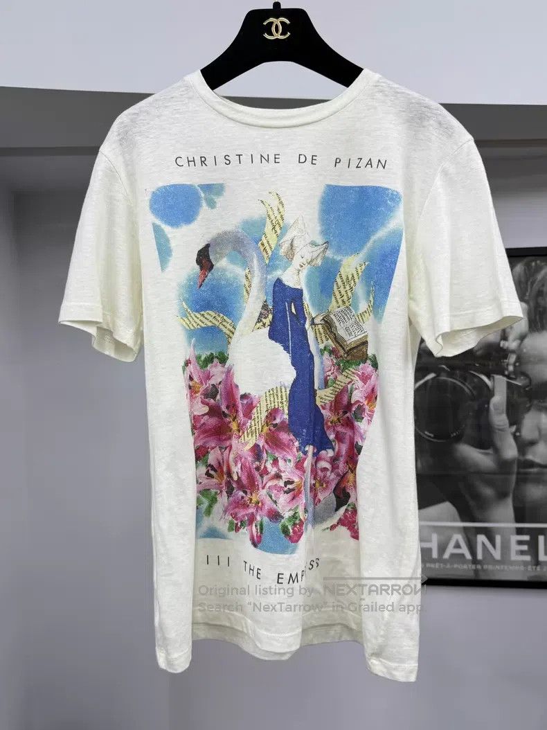 Dior Dior "OUR TAROT" series beige printed short-sleeved T-shir Size S / US 4 / IT 40 - 1 Thumbnail