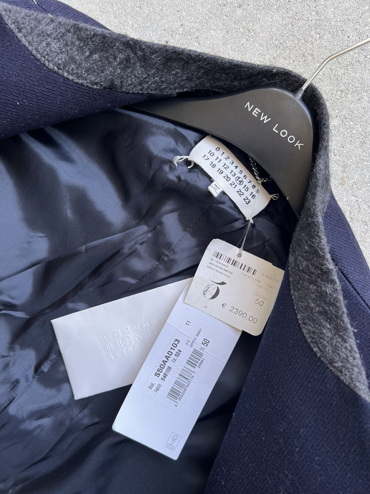 Maison Margiela NWT Maison Margiela Collarless Wool Cavalry Coat Size US L / EU 52-54 / 3 - 12 Thumbnail