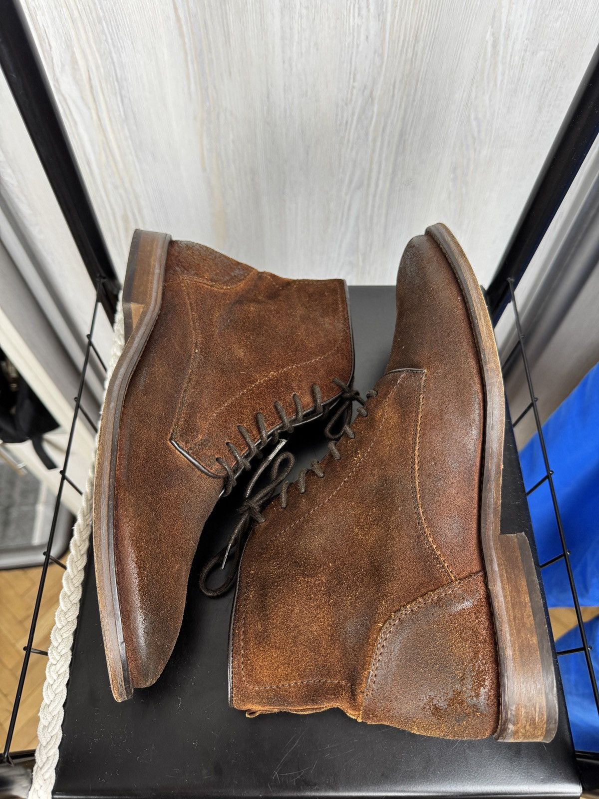 H By Hudson Hudson Dip Dye brown lace up smyth boots Size US 12 / EU 45 - 8 Thumbnail