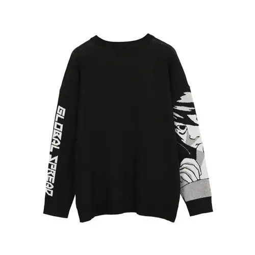 Japanese Brand × Vintage Hip-hop Anime knitted pullover Japanese style sweater Size US L / EU 52-54 / 3 - 3 Thumbnail
