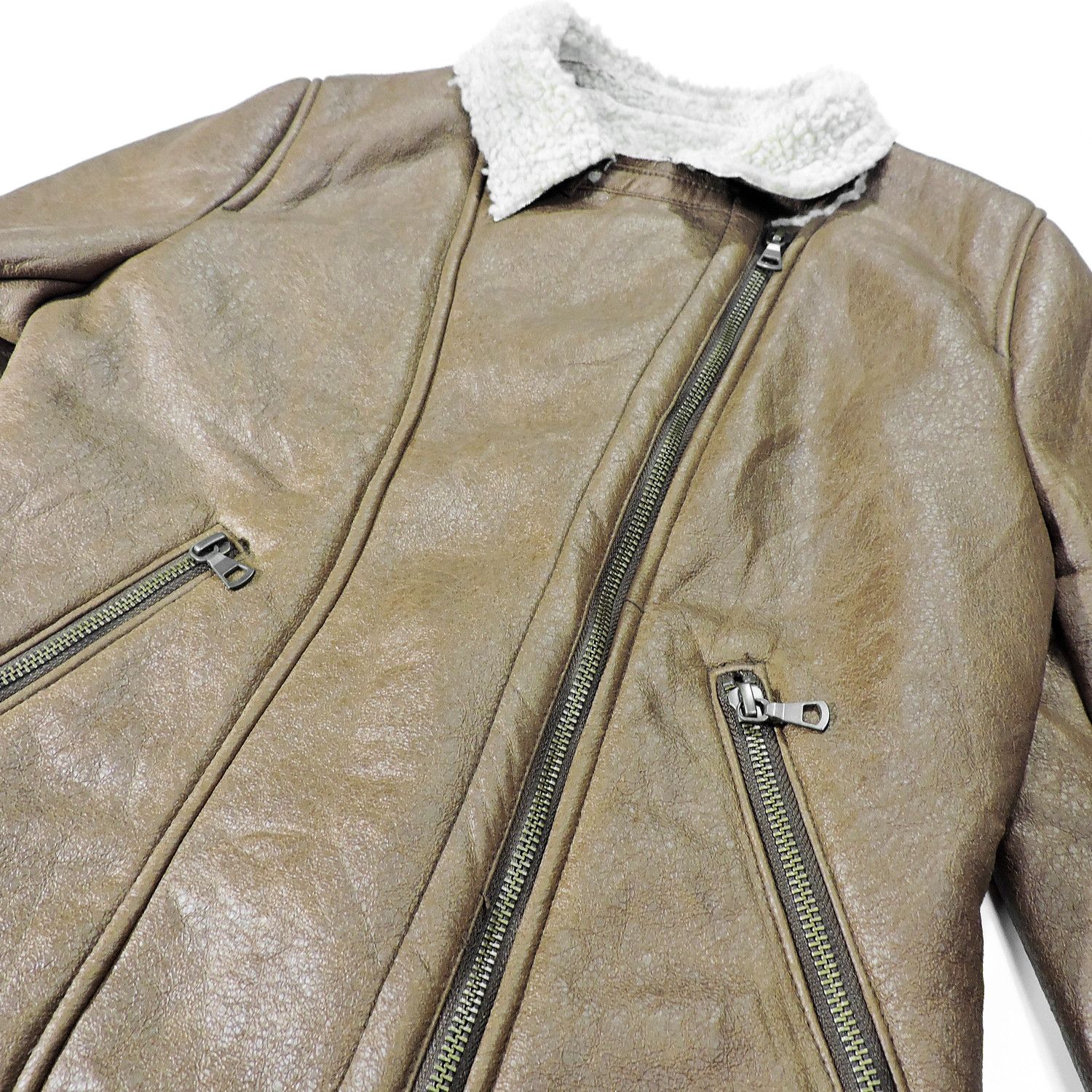 Japanese Brand × Uniqlo Uniqlo Leather Jacket Size S / US 4 / IT 40 - 6 Thumbnail