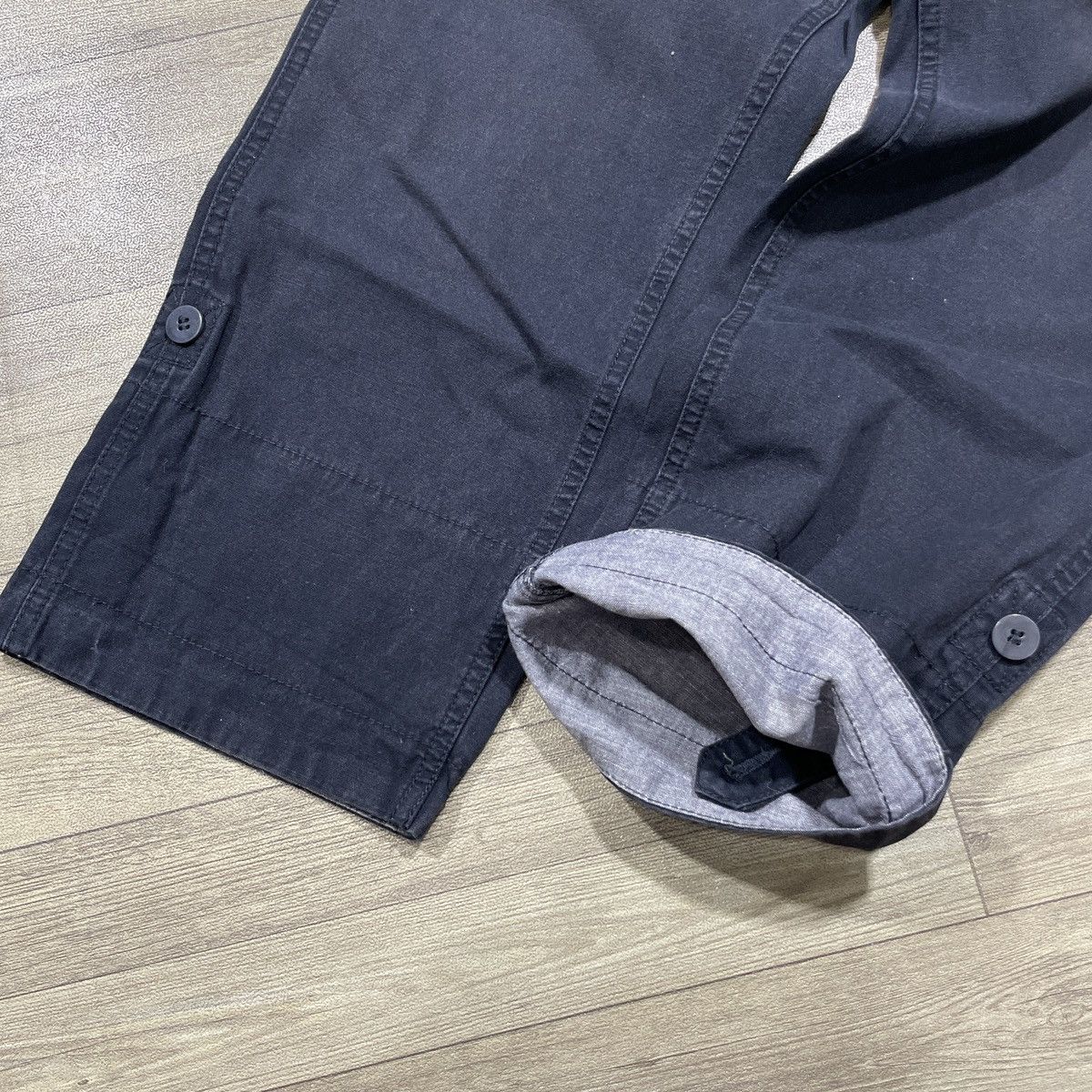 Japanese Brand × Vintage VINTAGE GARAGE LABEL BLACK WASHED CARGOPANTS Size US 30 / EU 46 - 3 Thumbnail