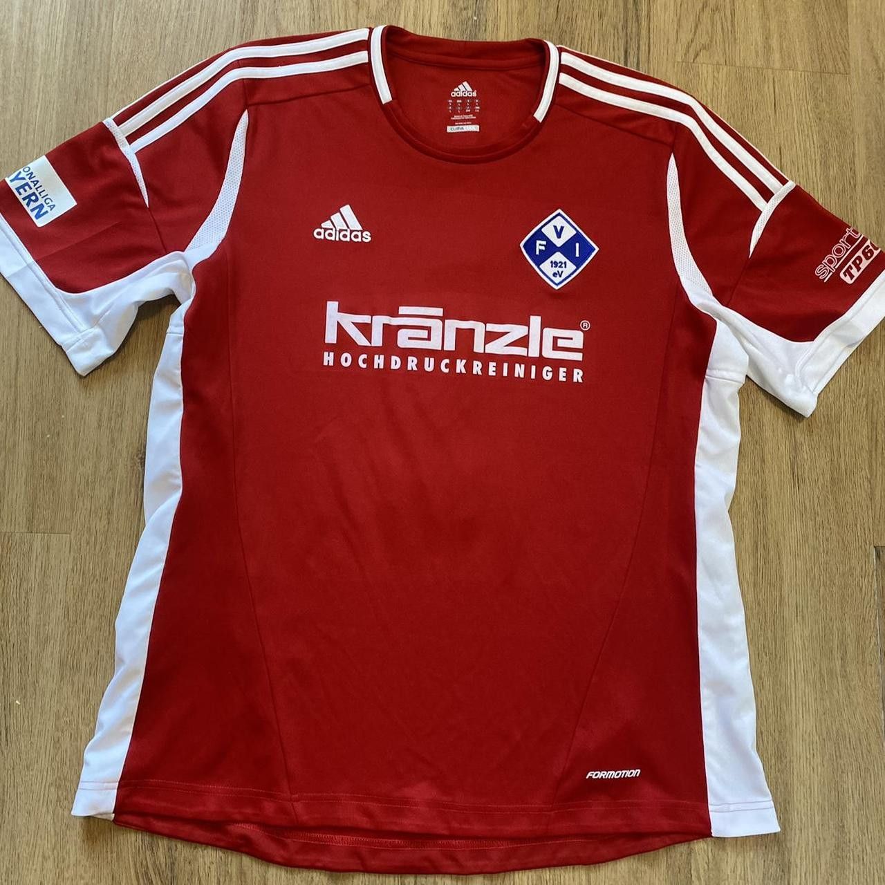 Adidas 2011-12 FV Illertissen *1 Rosch Match Worn Formotion Adidas Size US L / EU 52-54 / 3 - 2 Thumbnail
