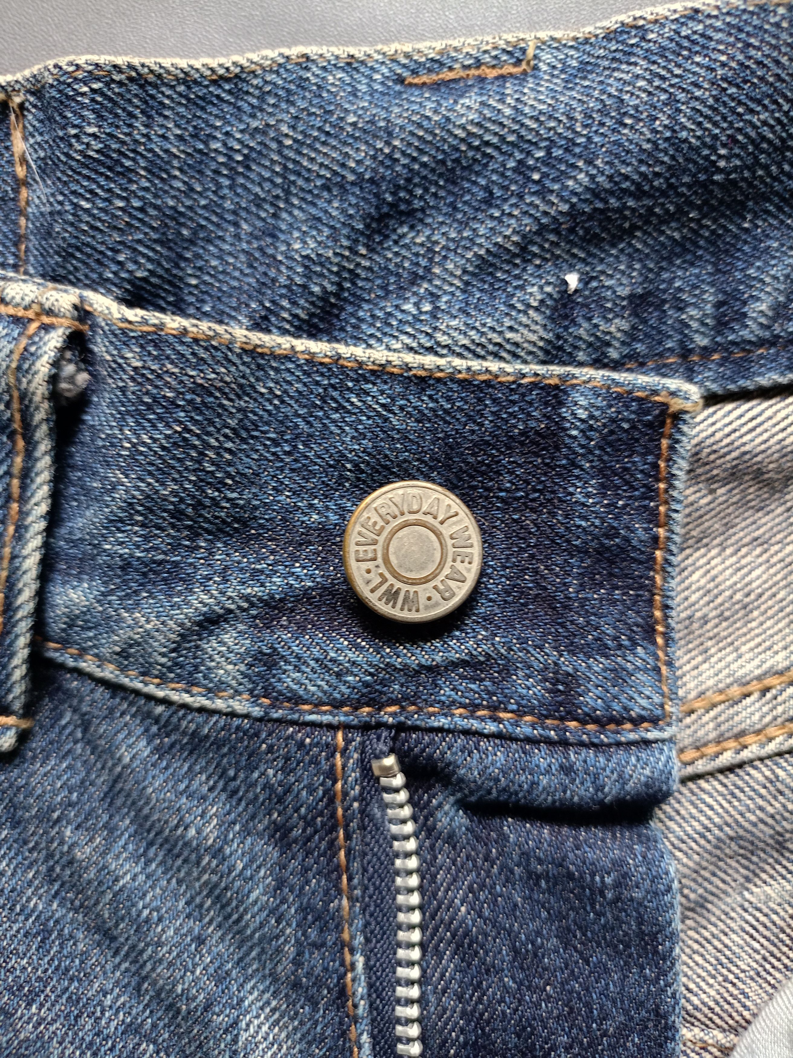 Japanese Brand 2000s WWL EVERDAY WEAR PATCHWORK DENIM PANTS Size US 27 - 11 Thumbnail