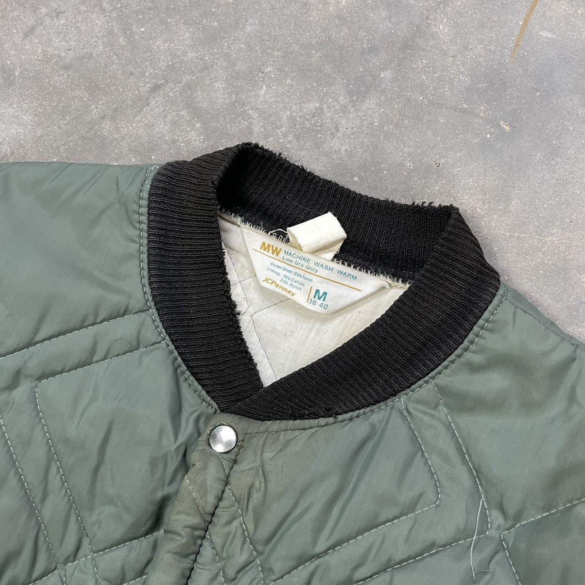 JCPenney × Vintage Vintage JC Penney Quilted Liner Jacket Thrashed 70s Size US M / EU 48-50 / 2 - 4 Thumbnail